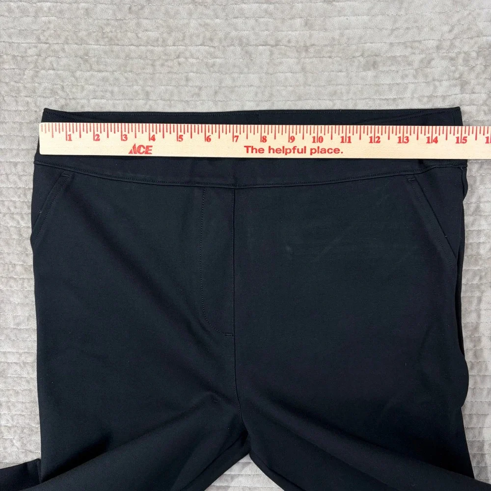 SPANX Black‎ Flare Ponte Knit Pants Comfort Fit Business Casual Size 14 - Picture 5 of 10